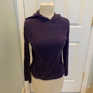 **HELIX** Rough Purple Hoodie with Front pocket